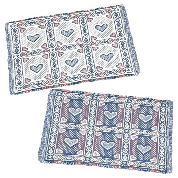 Vintage Country Heart Placemats Set of 2 - Picture 1 of 9